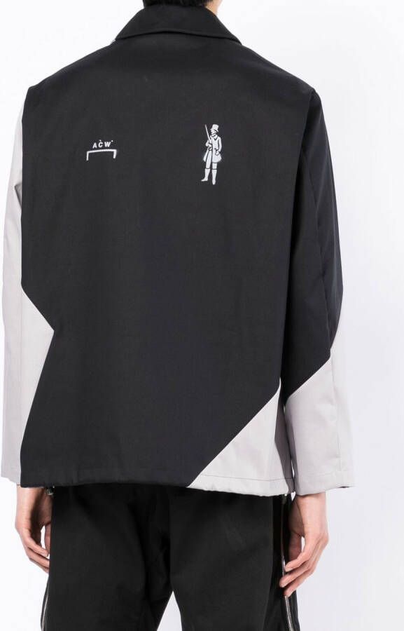 A-COLD-WALL* Jack met colourblocking Zwart