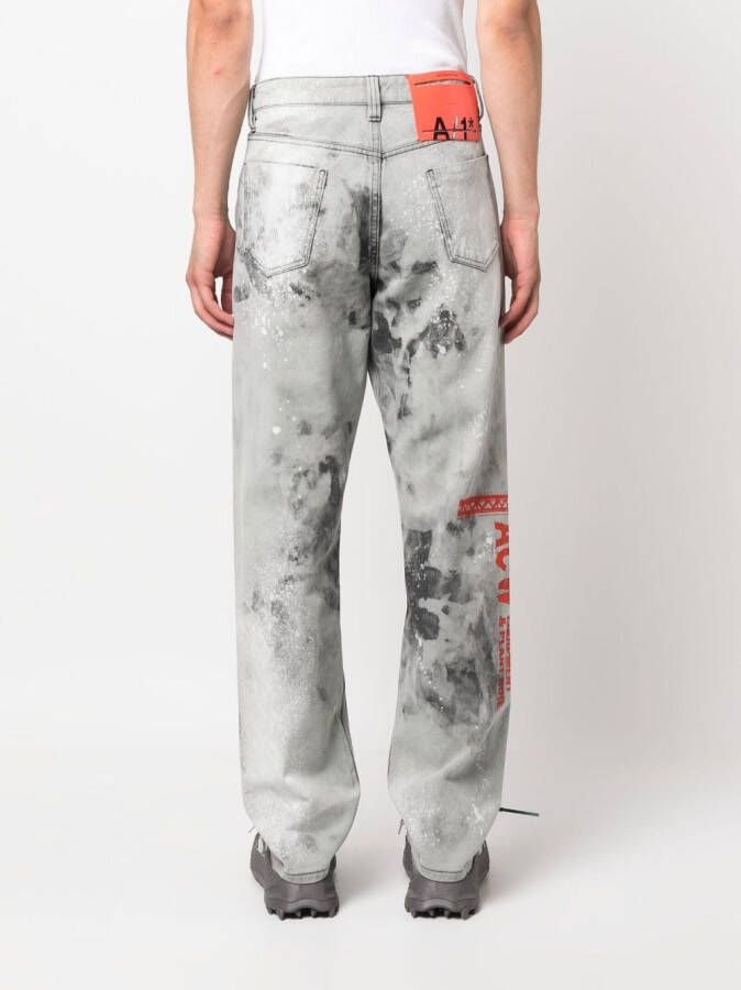 A-COLD-WALL* Jeans met gebleekt effect Grijs