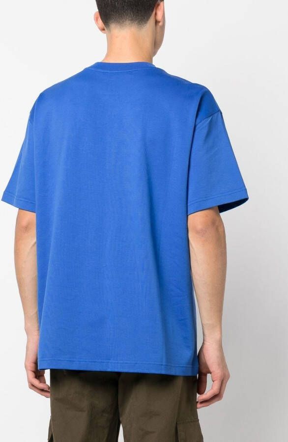 A-COLD-WALL* T-shirt met logoprint Blauw
