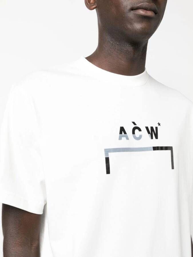 A-COLD-WALL* T-shirt met logoprint Wit