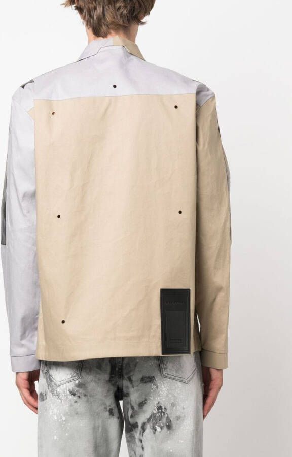 A-COLD-WALL* Mackintosh overhemd met vlakken Beige