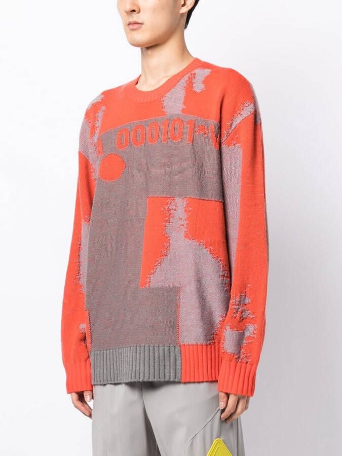 A-COLD-WALL* Oversized trui Rood