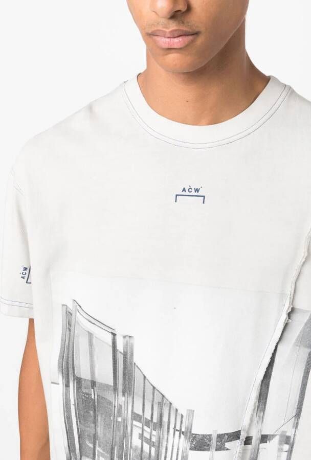 A-COLD-WALL* Pavilion katoenen T-shirt Grijs