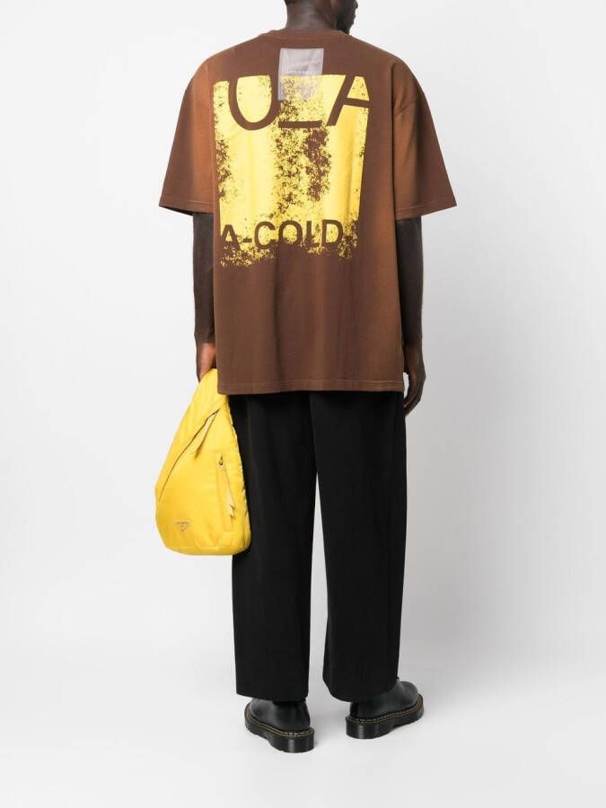 A-COLD-WALL* T-shirt met print Bruin