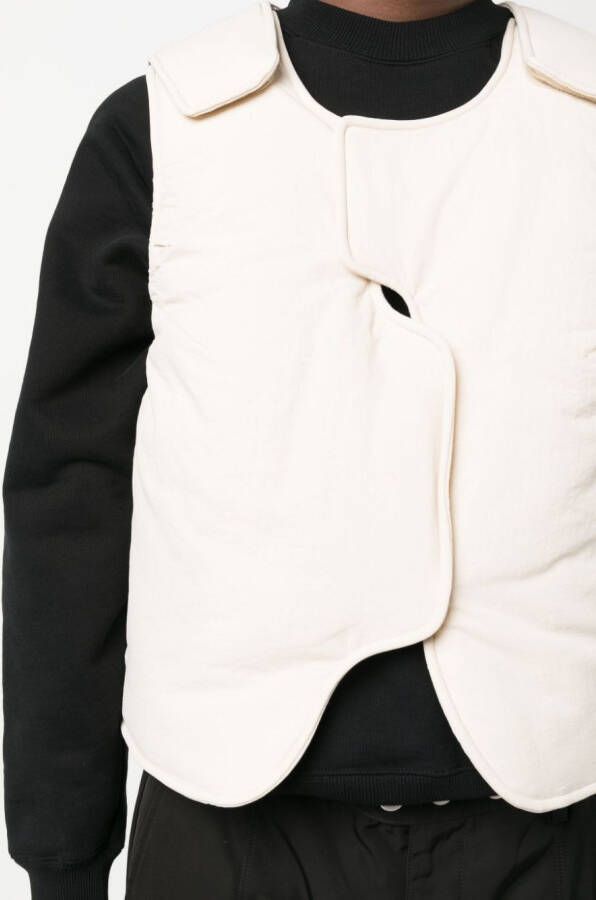 A-COLD-WALL* Gilet met ronde hals Beige
