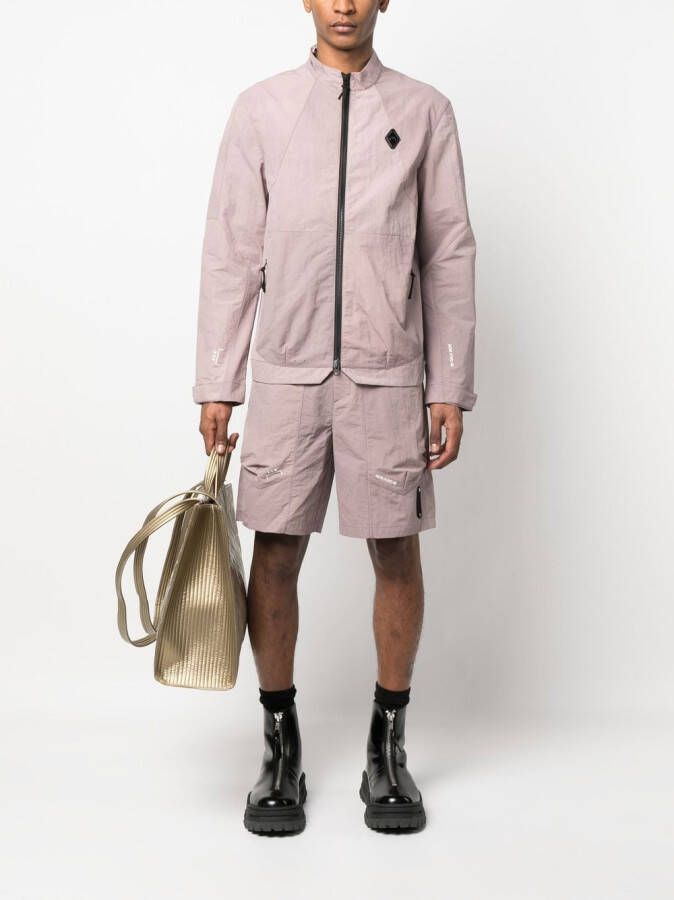 A-COLD-WALL* Shorts met logoprint Paars