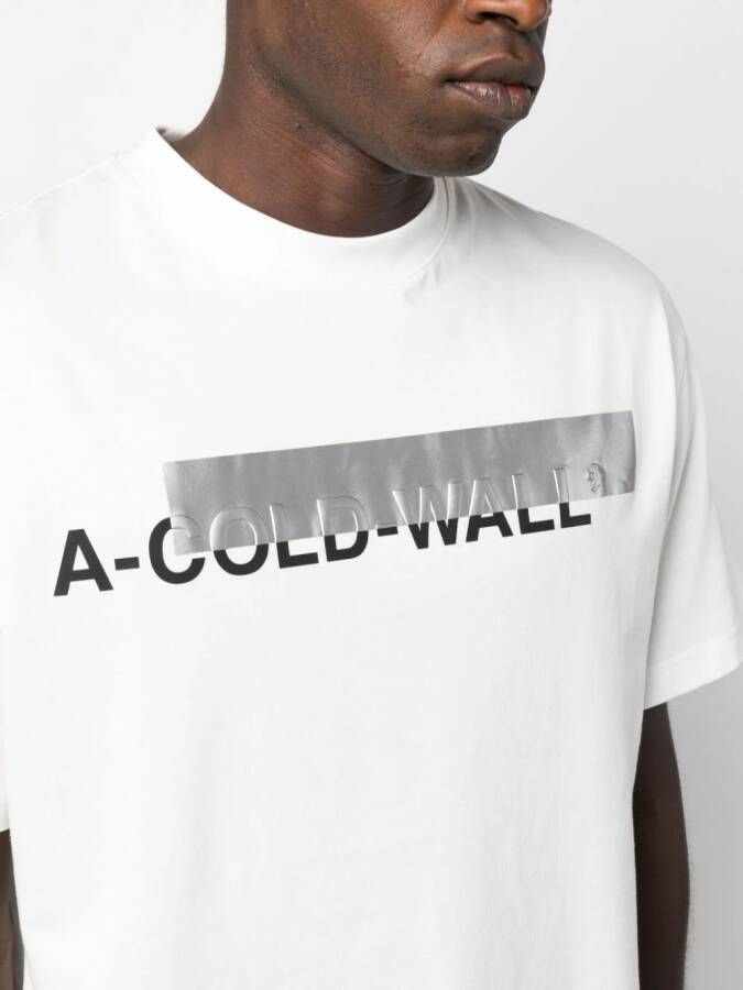 A-COLD-WALL* T-shirt met logo Wit