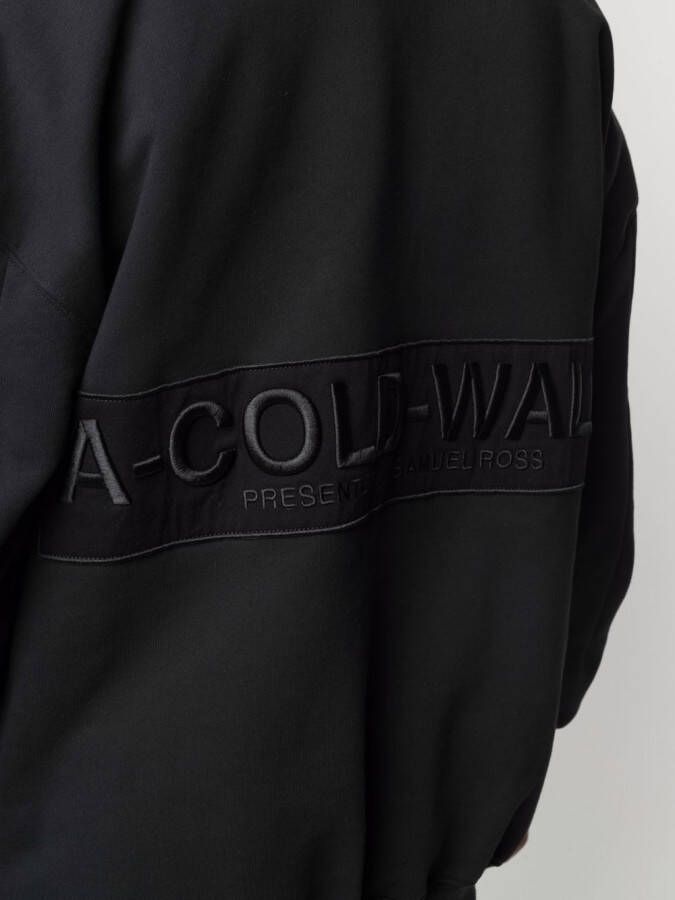 A-COLD-WALL* Sweater met logopatch Zwart