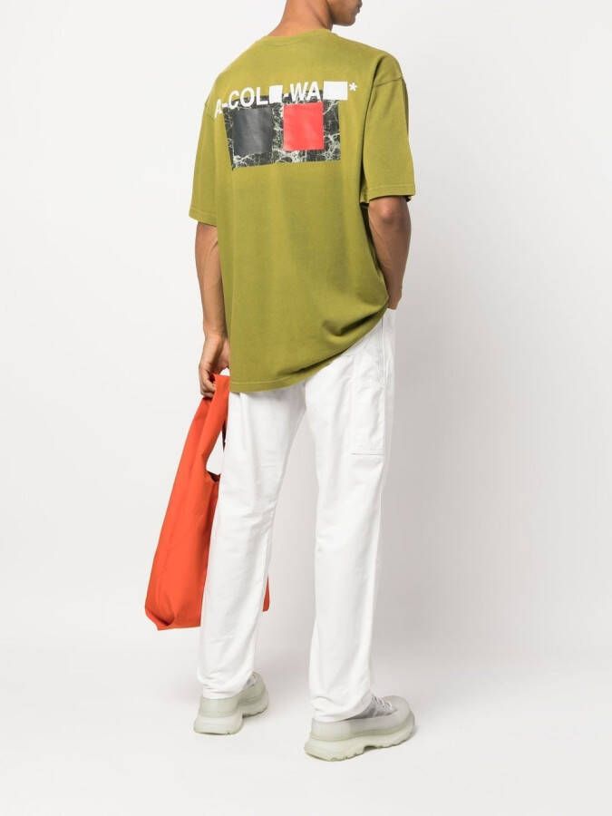 A-COLD-WALL* T-shirt met grafische print Groen