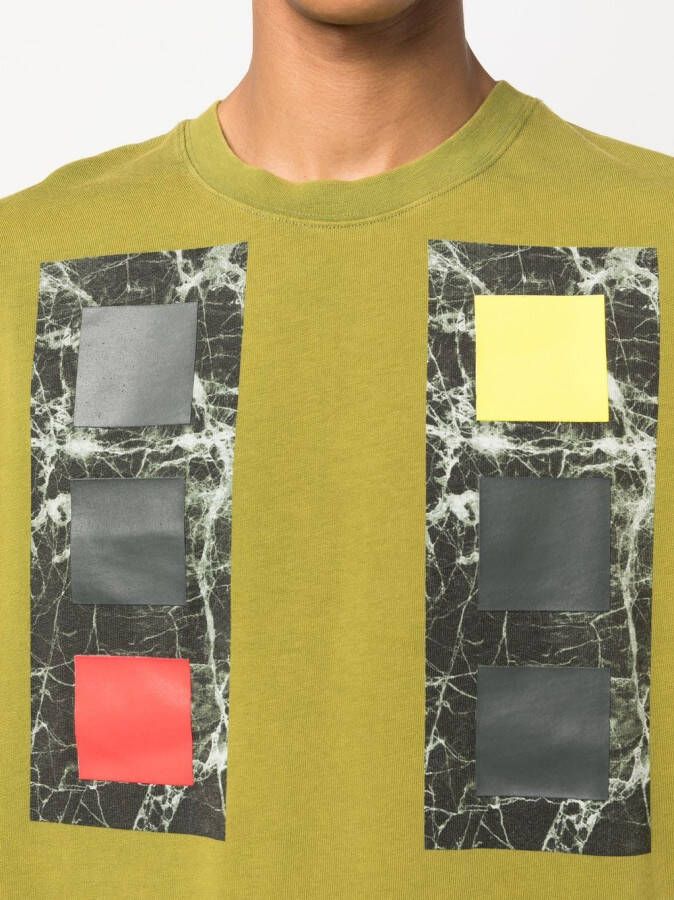 A-COLD-WALL* T-shirt met grafische print Groen