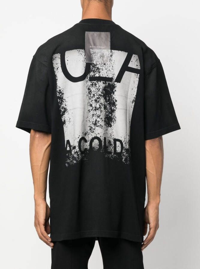 A-COLD-WALL* T-shirt met grafische print Zwart