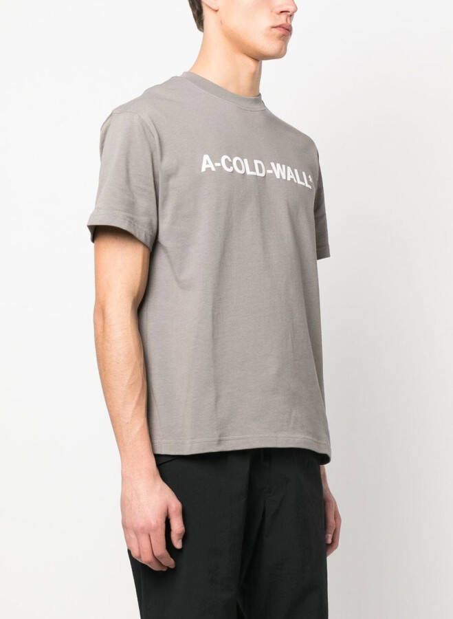 A-COLD-WALL* T-shirt met logoprint Grijs