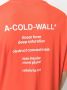A-COLD-WALL* T-shirt met logoprint Oranje - Thumbnail 5