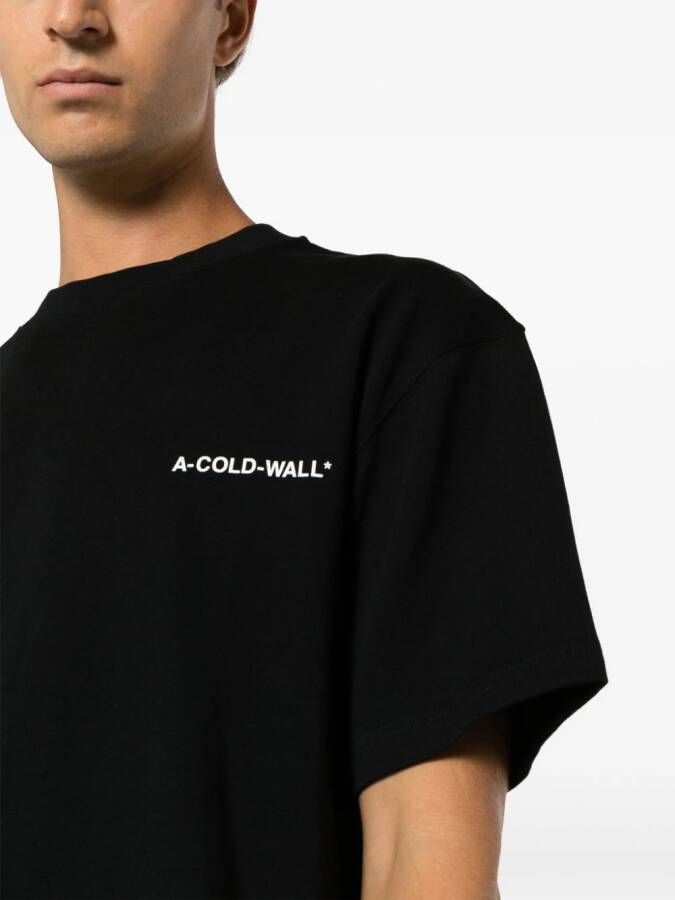 A-COLD-WALL* T-shirt met logoprint Zwart