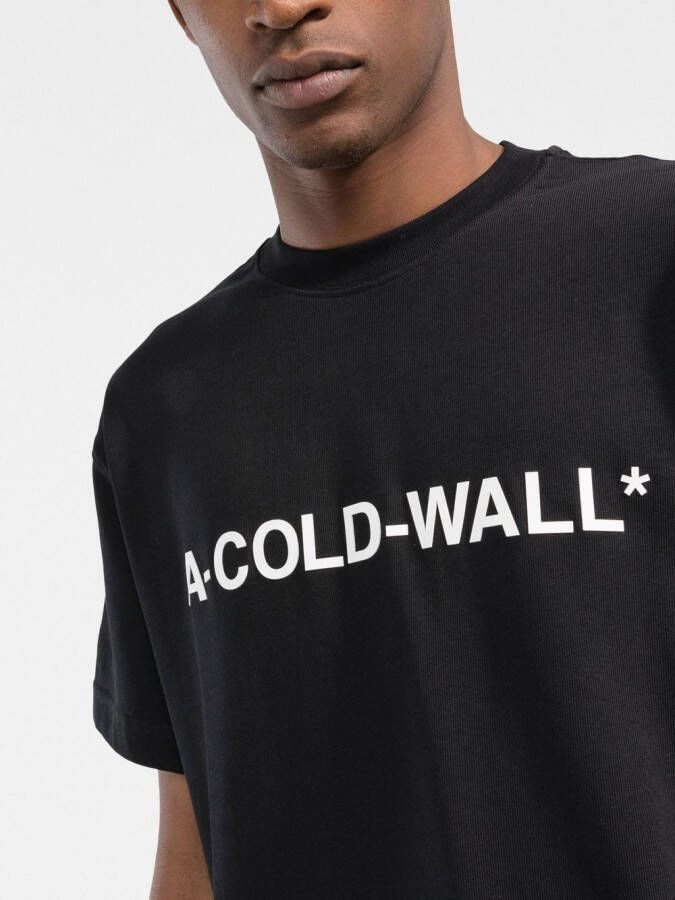 A-COLD-WALL* T-shirt met logoprint Zwart