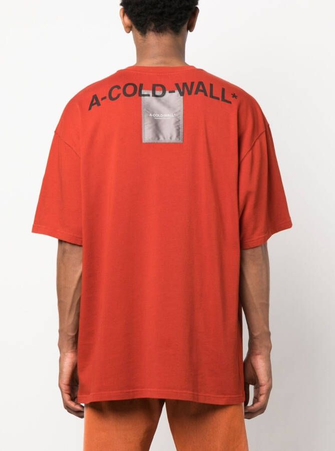 A-COLD-WALL* T-shirt met print Rood