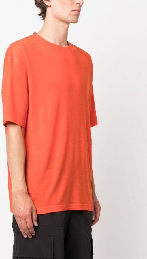 A-COLD-WALL* T-shirt met ronde hals Oranje