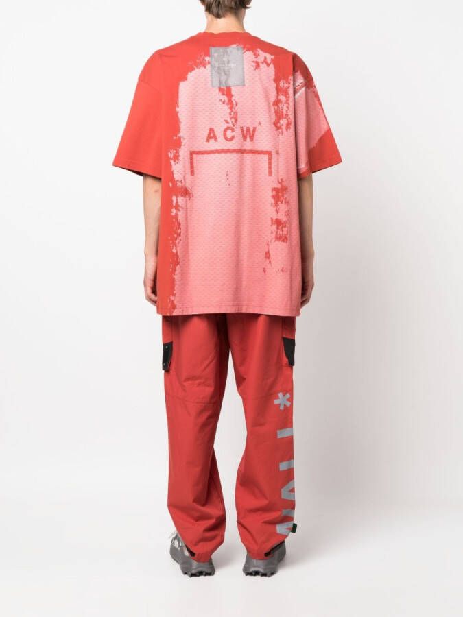 A-COLD-WALL* T-shirt met verfprint Rood
