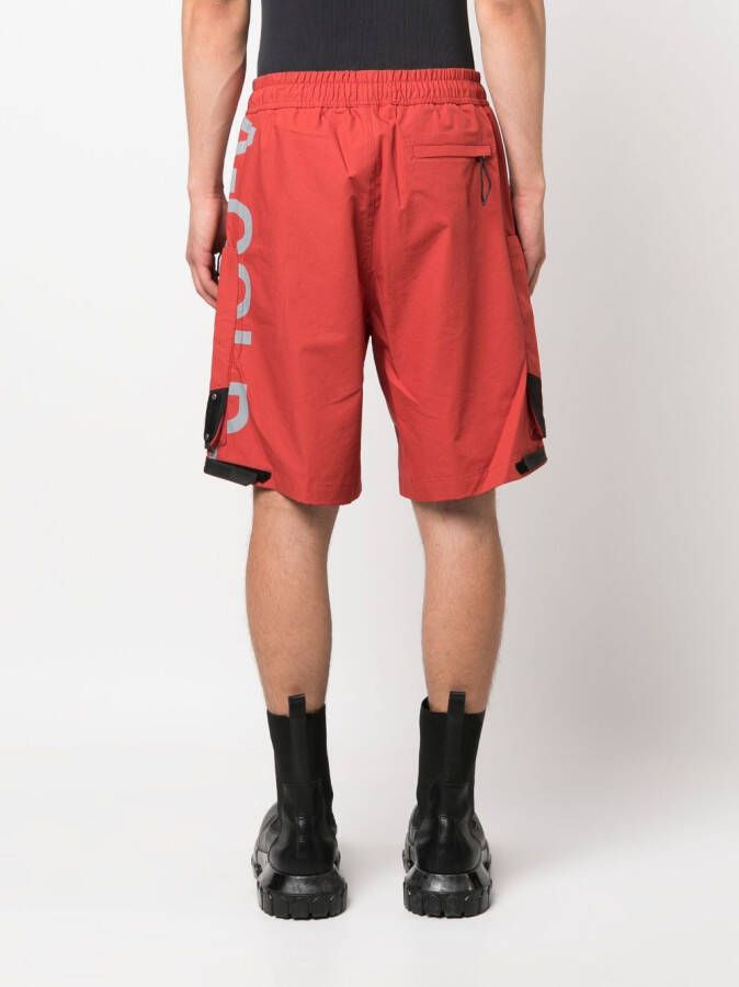A-COLD-WALL* Tech shorts Rood