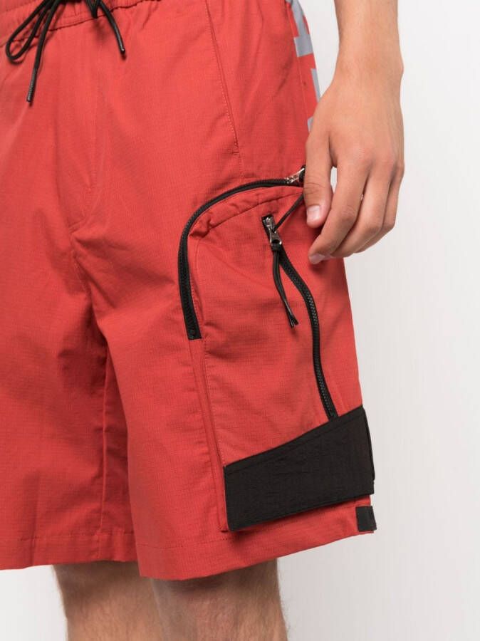A-COLD-WALL* Tech shorts Rood