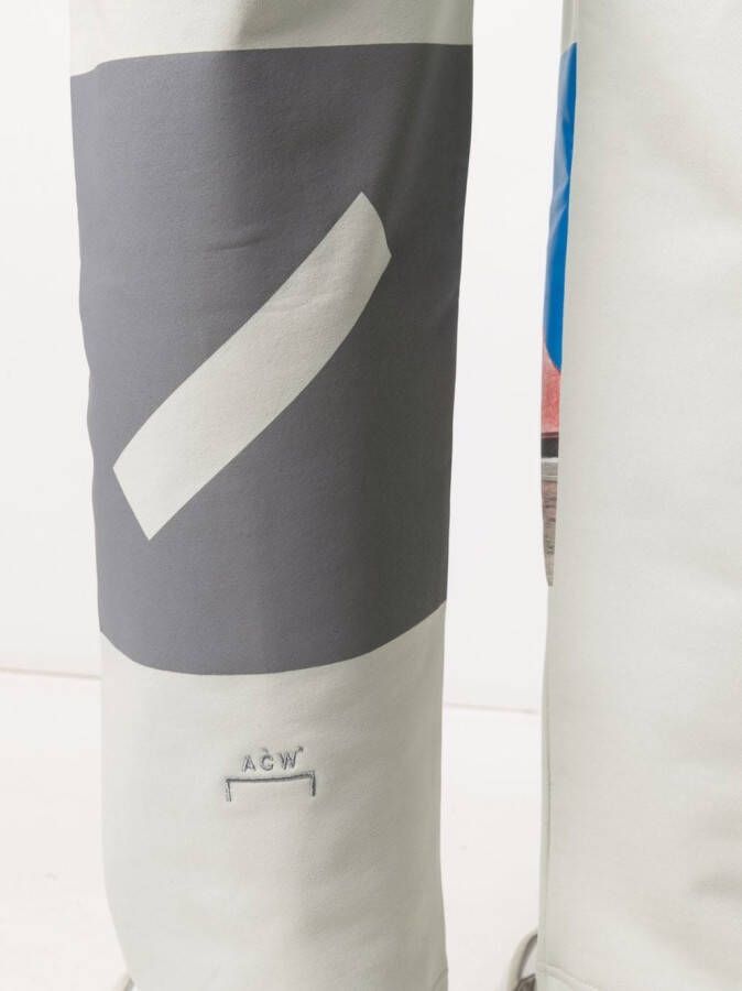 A-COLD-WALL* Trainingsbroek met geborduurd logo Groen