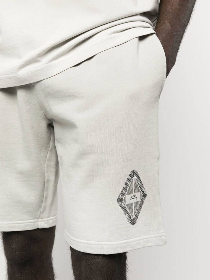 A-COLD-WALL* Trainingsshorts met elastische taille Grijs