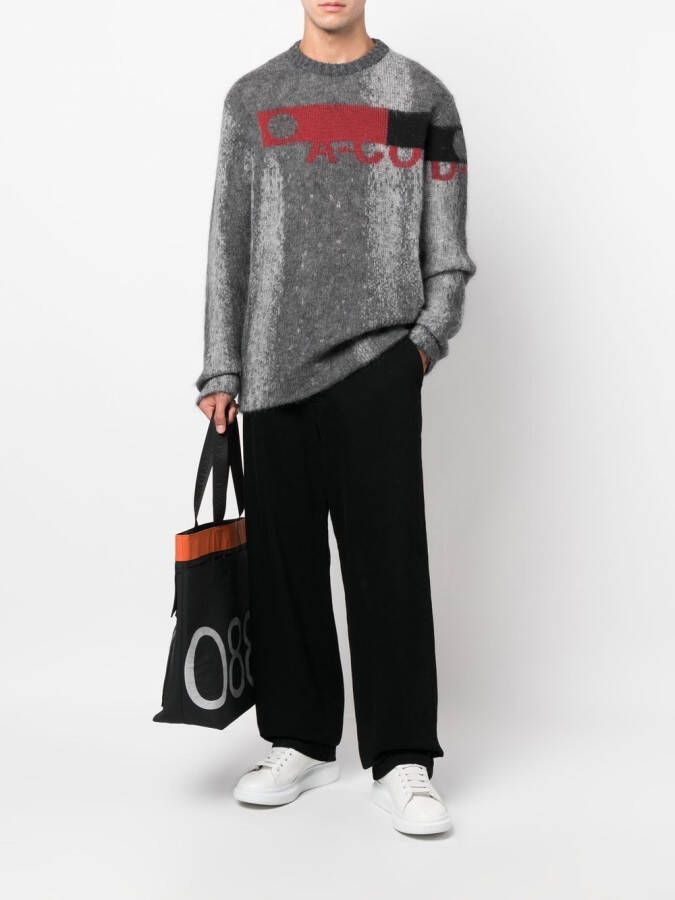 A-COLD-WALL* Trui met logo jacquard Grijs