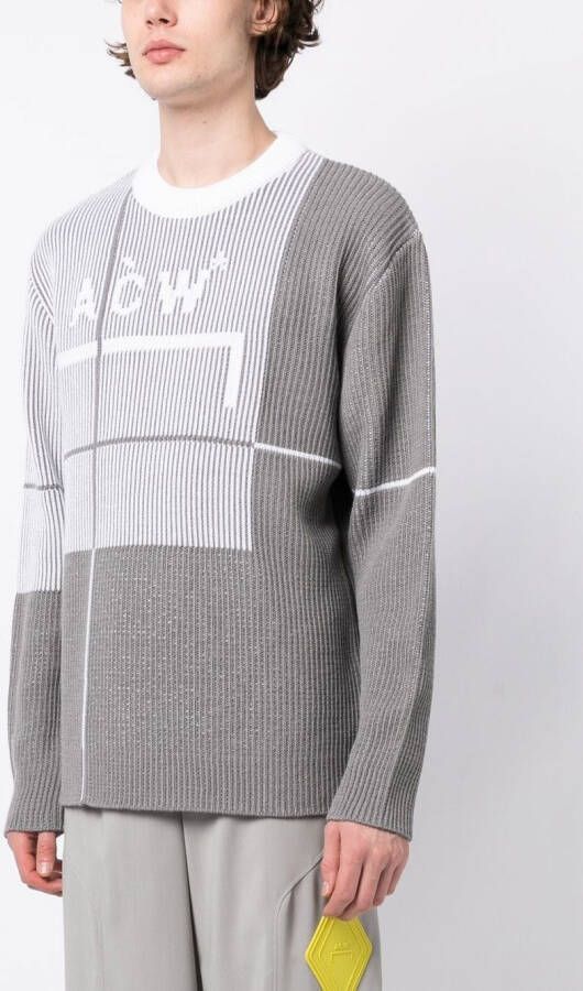 A-COLD-WALL* Trui met ronde hals Grijs