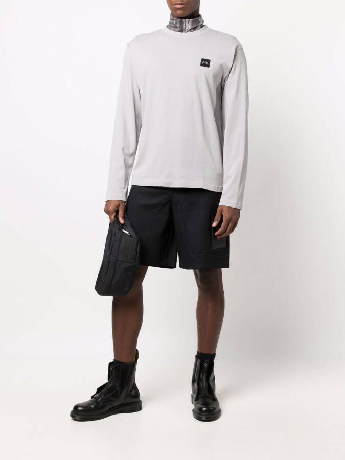 A-COLD-WALL* Tweekleurige shorts Zwart