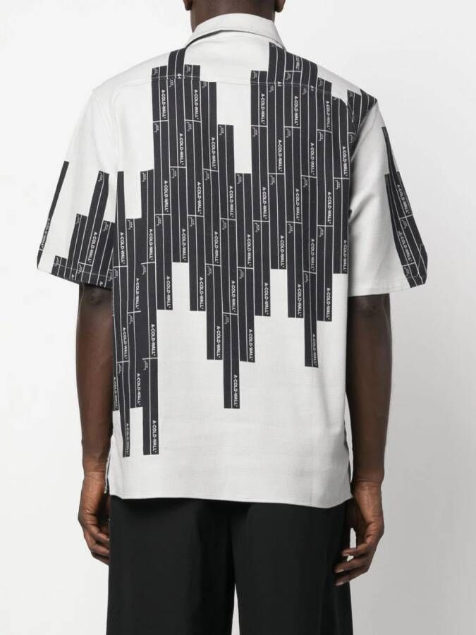 A-COLD-WALL* Poloshirt met monogram Grijs