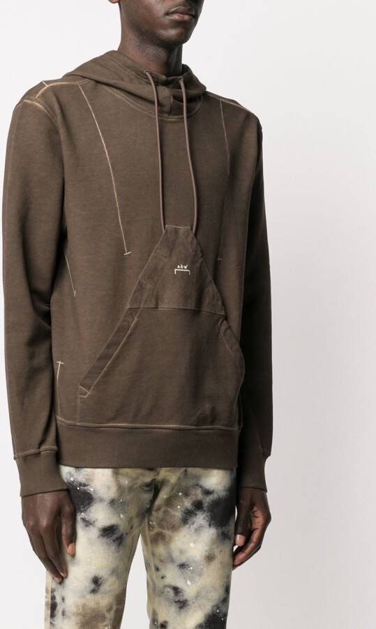 A-COLD-WALL* x hoodie met logo Bruin