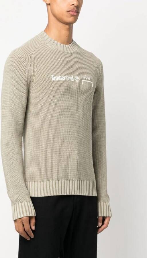 A-COLD-WALL* x Timberland trui met logoprint Beige