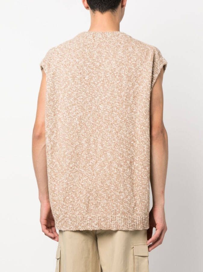 A Kind of Guise Gebreid hemd Beige