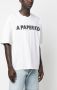 A Paper Kid T-shirt met logoprint Beige - Thumbnail 3