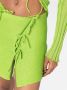 A. ROEGE HOVE Gebreide mini-rok Groen - Thumbnail 5