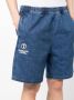 AAPE BY *A BATHING APE Bermuda shorts met logopatch Blauw - Thumbnail 5