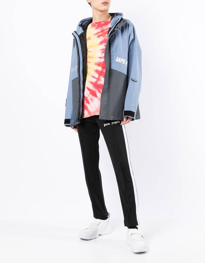 AAPE BY *A BATHING APE Jack met vlakken Blauw