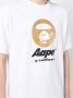 AAPE BY *A BATHING APE T-shirt met logoprint Wit - Thumbnail 5
