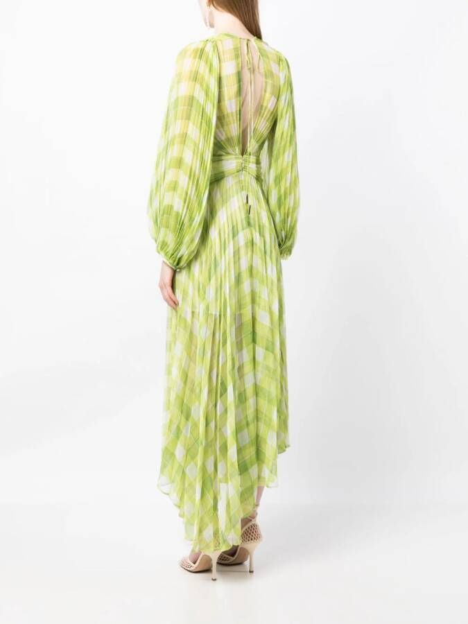 Acler Asymmetrische jurk Groen