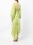Acler Asymmetrische jurk Groen - Thumbnail 4
