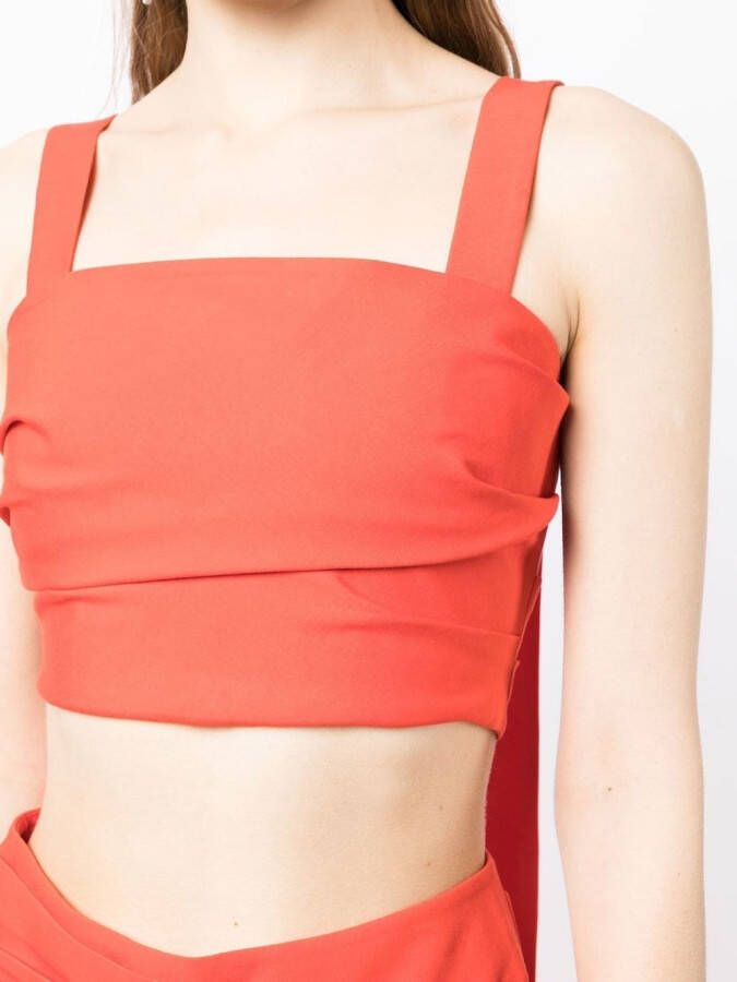 Acler Cropped top Rood