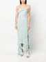 Acne Studios Asymmetrische jurk Blauw - Thumbnail 2