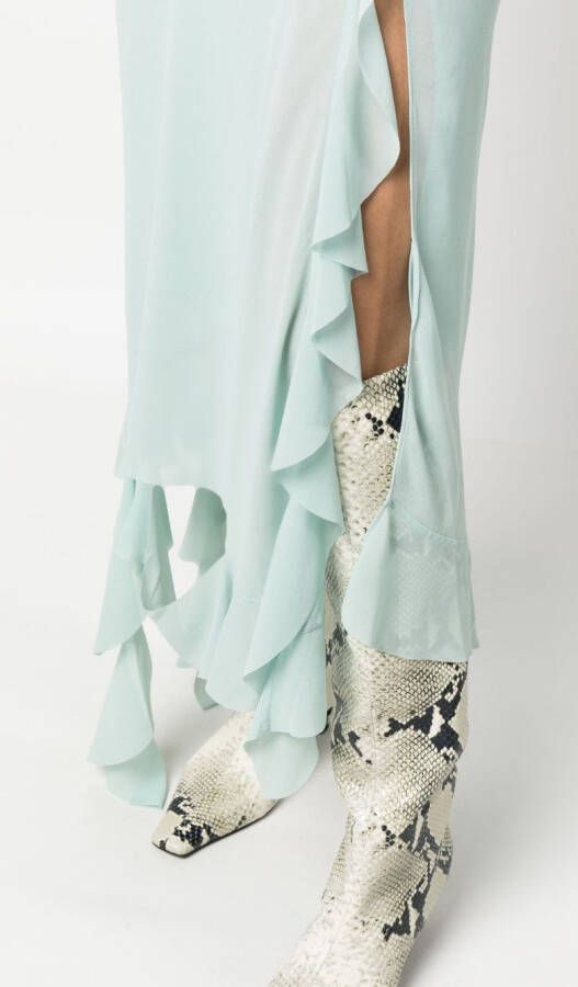 Acne Studios Asymmetrische jurk Blauw