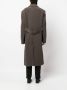 Acne Studios Bouclé wollen jas Bruin - Thumbnail 4