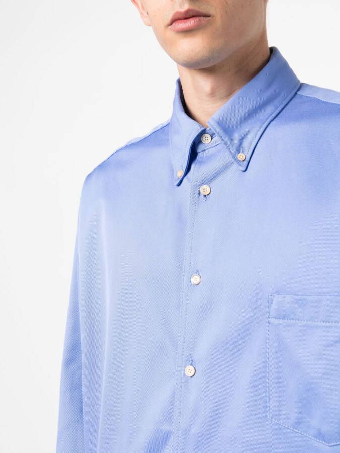Acne Studios Button-down shirtjack Blauw