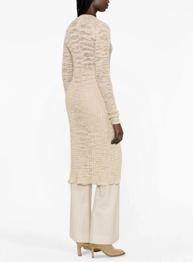 Acne Studios button-up knitted cardigan Beige