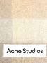 Acne Studios Geruite sjaal Beige - Thumbnail 3
