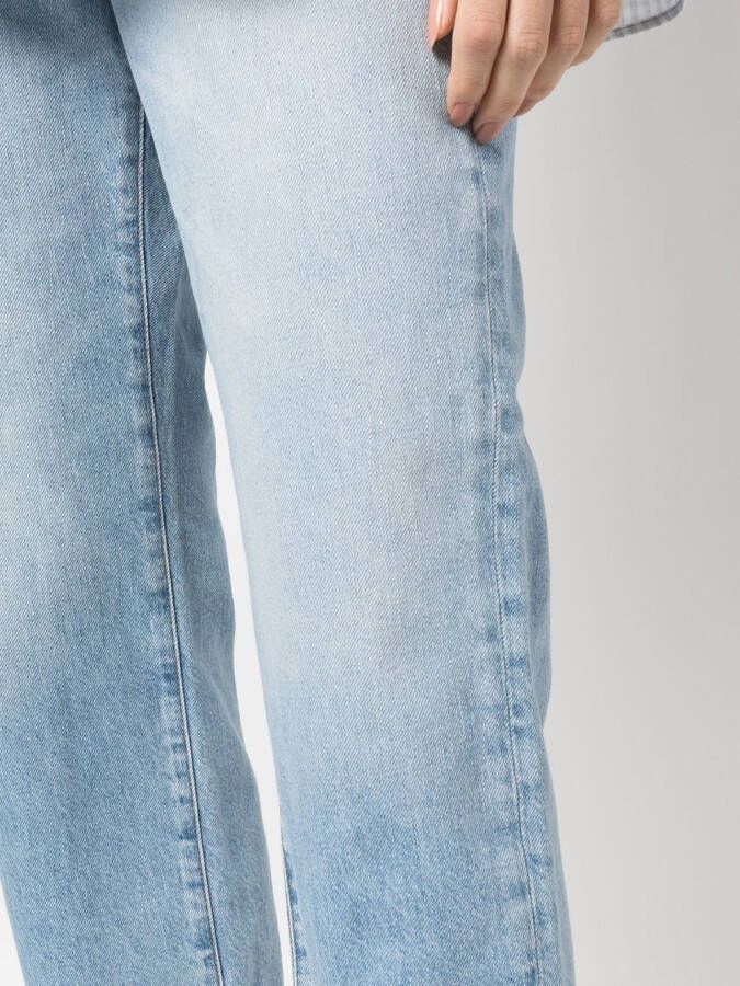 Acne Studios Cropped jeans Blauw