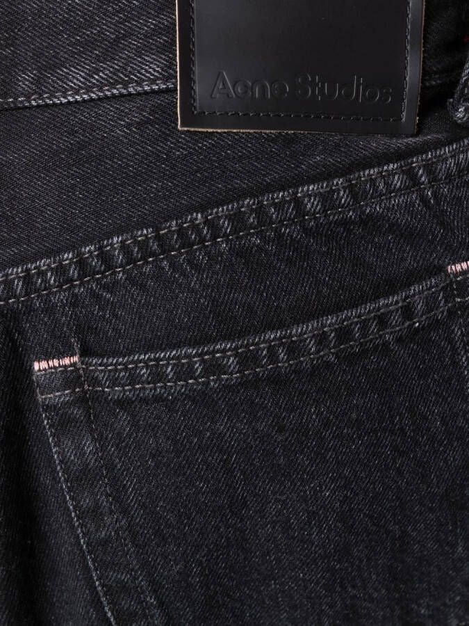 Acne Studios Cropped jeans Zwart