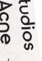 Acne Studios Enkelsokken met intarsia logo Wit - Thumbnail 2